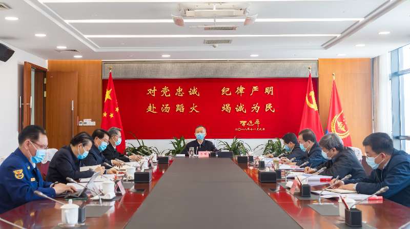 美女屁股插爽网站黄明在应急管理部党委会上强调 着力加强党委班子自...